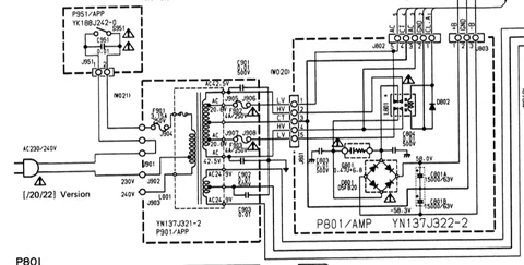 Marantz PM80 Mk2 Power Schematic