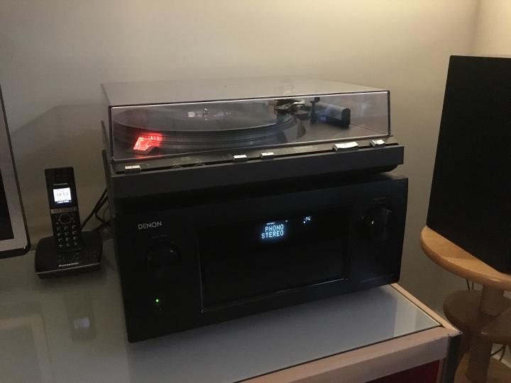 Current Denon AVR-4520 Setup with my Technics SL-3310 turn table