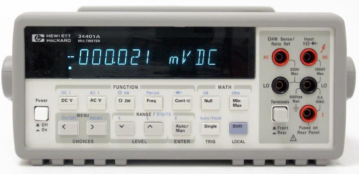 The HP 34401A Bench multimeter