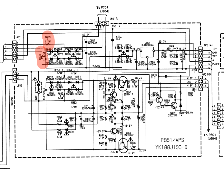 Marantz PM80 Mk2 Regulator Board