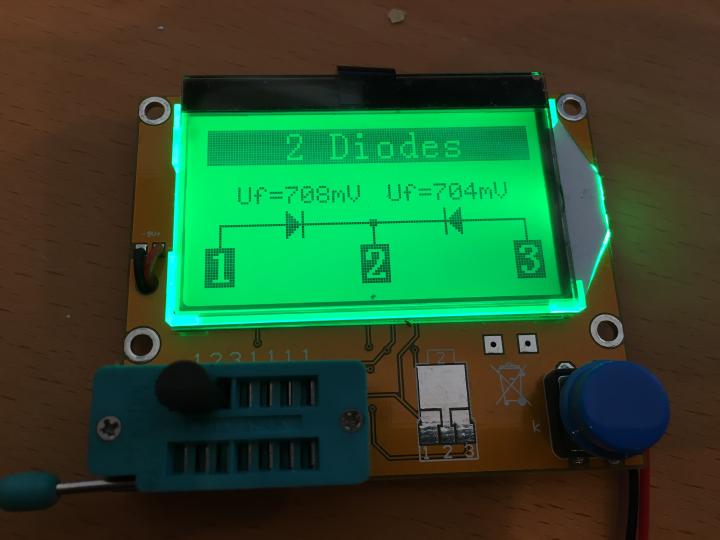 Defective NPN transistor 615